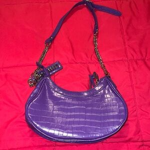 Purple and silver Shoulder bag